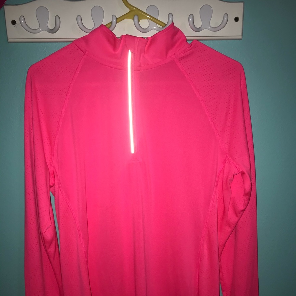 Pink running sweatshirt